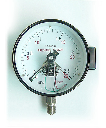 Electric Contact Pressure Gauge (Electric Contact Manomètre)