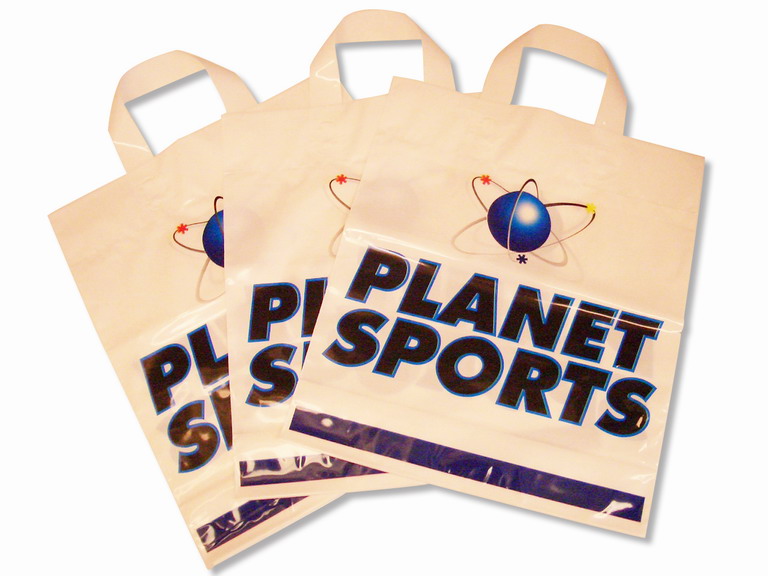  HDPE / LDPE Plastic Handle Bag (Soft loop / Flexi-loop Handle)