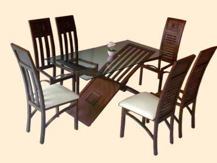  Dining Chairs And Table (Столовая мебель)