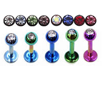  Anodized Steel 316l Labret (Anodisé en acier 316L Labret)
