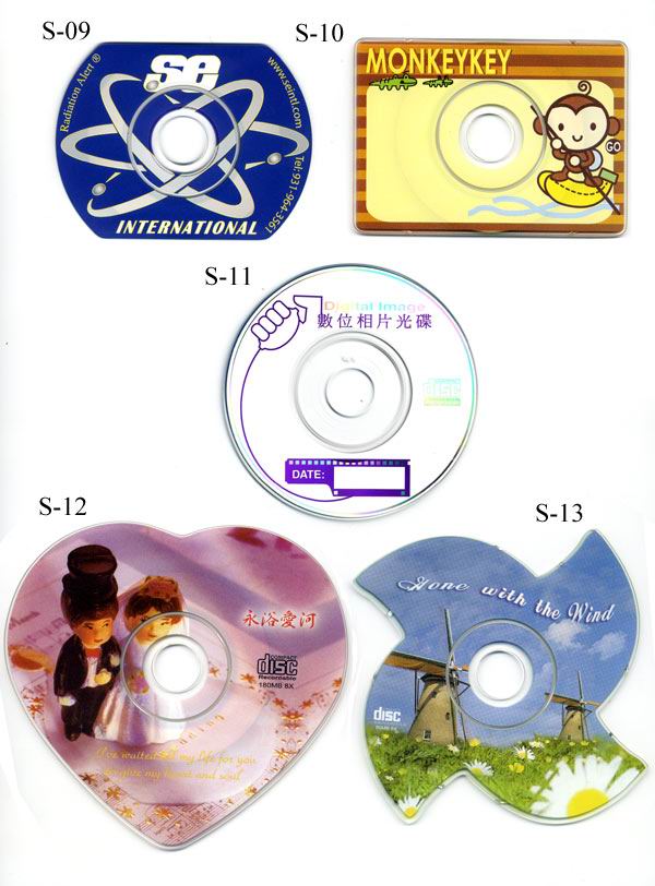 Shape-CD-R, Irregular CD-R, Customize CD-R, Blank Shape-CD (Shape-CD-R, Irregular CD-R, Customize CD-R, Blank Shape-CD)