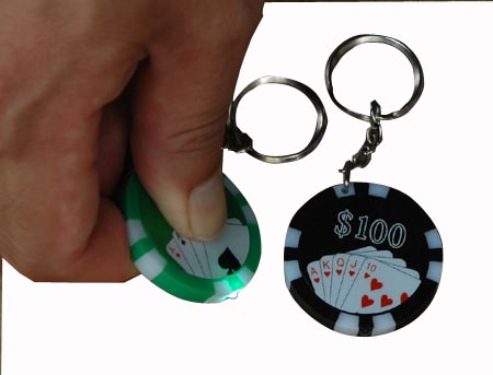 Poker Chip Light, Poker Chip Schlüsselanhänger Light (Poker Chip Light, Poker Chip Schlüsselanhänger Light)
