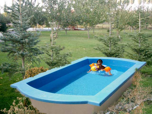  Fiberglass Swimming Pool (Стеклопакетами плавательный бассейн)