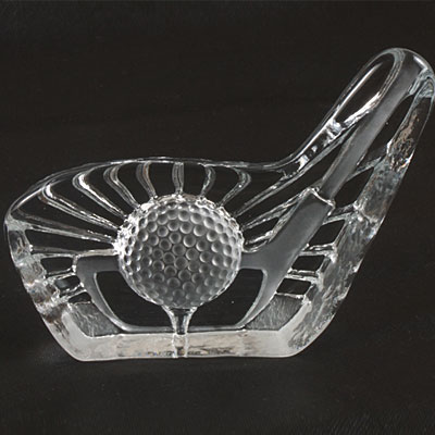 Golf Gift - Crystal Golf Clubs Souvenir In Golf Driver Design (Golf Gift - Crystal Golf Clubs Souvenir In Golf Driver Design)