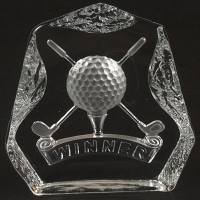  Crystal Golf Tournament Trophies With Golf Clubs Picture ( Crystal Golf Tournament Trophies With Golf Clubs Picture)