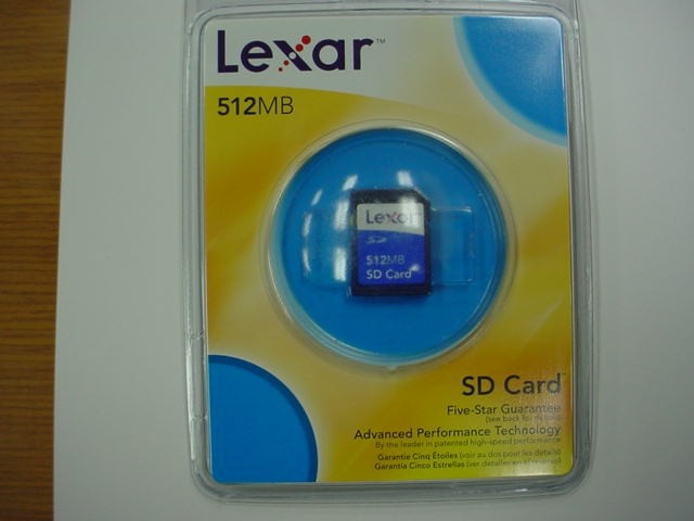  Lexar / Retail Packing / 512MB Secure Digital Card (SD) ( Lexar / Retail Packing / 512MB Secure Digital Card (SD))