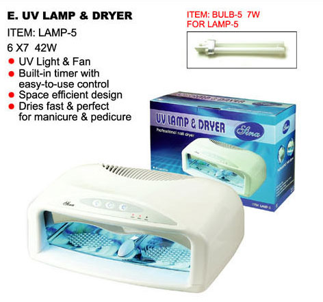  42W UV Lamp With Dryer (42W Lampe UV avec sèche -)