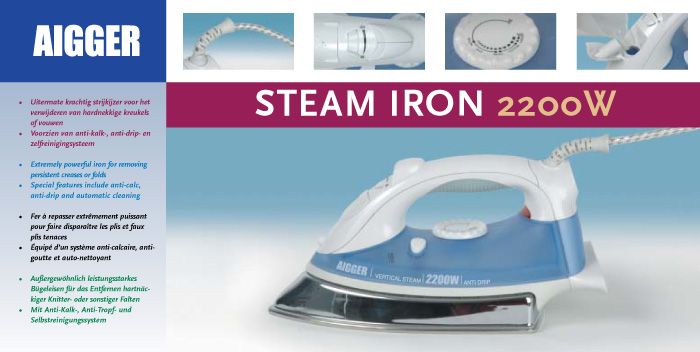  Steam Iron (Dampfbügeleisen)