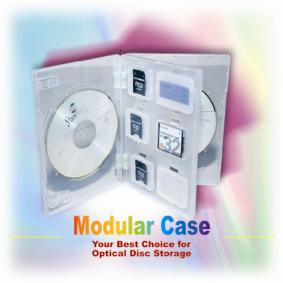  DVD Modular Case With Memory Card Box