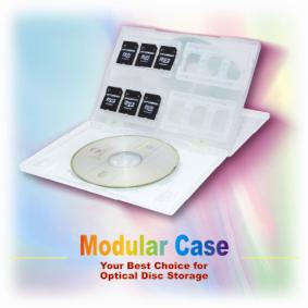  DVD Modular Case With Memory Card Tray ( DVD Modular Case With Memory Card Tray)