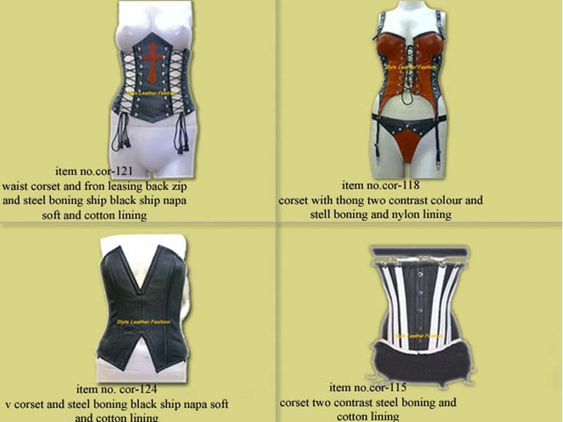  Leather Corset