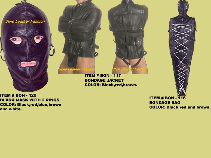 Bondage Jacket And Bondage Bag And Mask (Bondage Bondage куртку и сумку и маски)