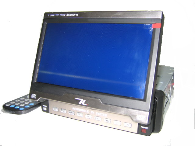  16: 9 Fully Motorized In-Dash Car TFT LCD / W TV