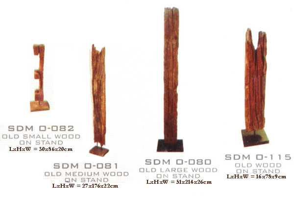  Recycled Wooden Pole (Recyclés en bois Pole)