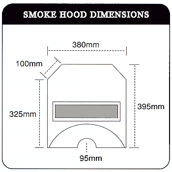  Smoke Hood / Smoke Mask (Smoke Hood / Rauch-Maske)