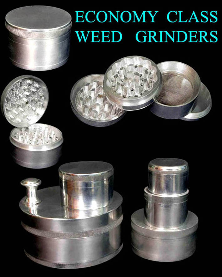  Aluminum 4 Piece Weed Grinders (Алюминиевый 4 шт Сорняк шлифмашины)