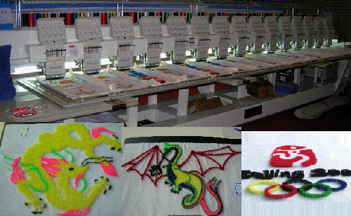  Tuft Embroidery Machine (Tuft machine à broder)