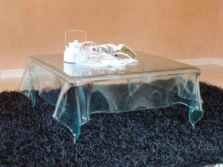  Fused Glass Coffee Tables Made In Italy (Fused Glass Coffee Tables Made In Italy)