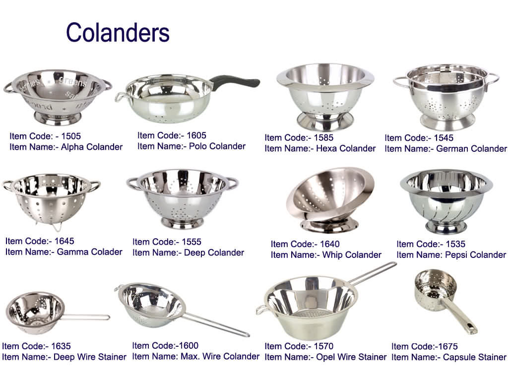  Stainless Steel Deep Colander