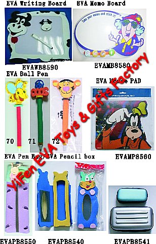 Eva Writing Board / Eva Ball Pen / Eva Pencil Case