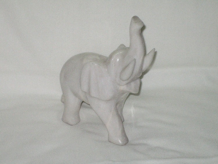  Marble Elephant Sculpture