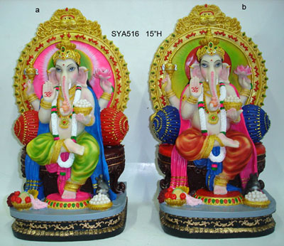  Polyresin Indian Idols, Hindu God Statues (Murtis)