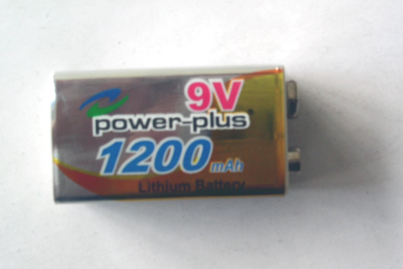  9v Lithium Batteries 1200mah Smoke Alarm Detector (9v batteries au lithium 1200mAh alarme de votre détecteur de fumée)
