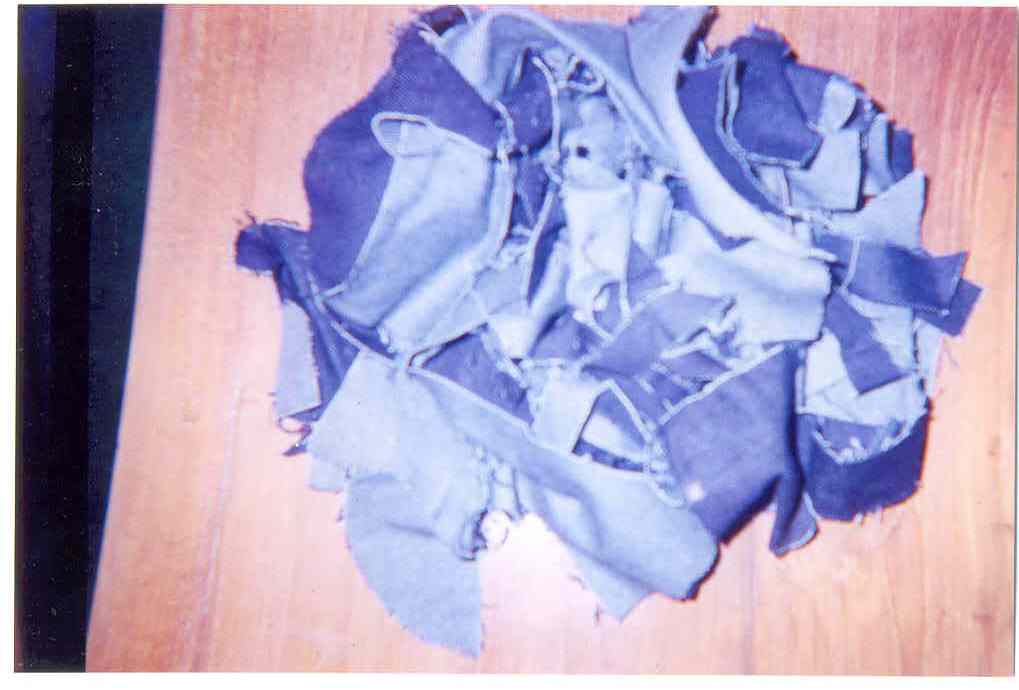 100% Cotton Denim Clips (Blue & Black Color) (100% Cotton Denim Clips (Blue & Black Color))