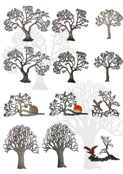  Wall Decor Trees (Стена декор деревья)