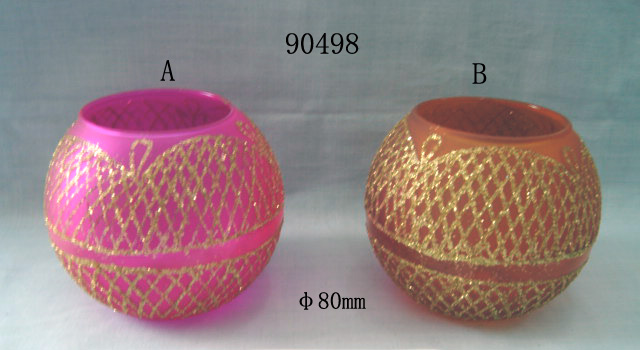  Glass Candleholder ( Glass Candleholder)