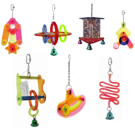  Acrylic Bird Toys
