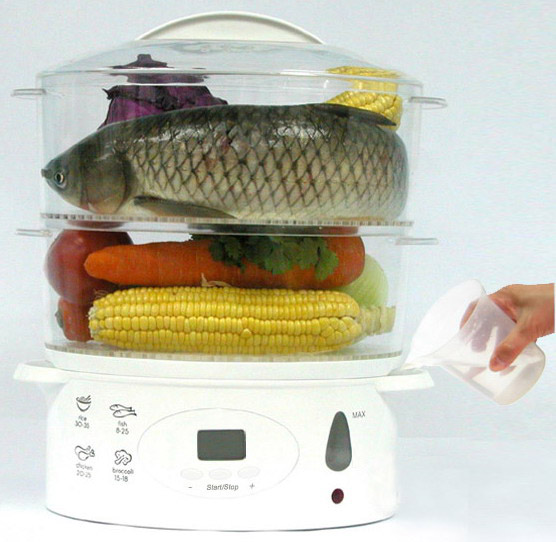 2 In 1 Family Food Steamer, Digital 2 Tiers