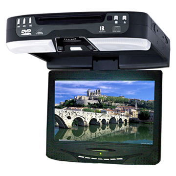  9. 2 Revolving Roof Mounted Car Monitor With TV Tuner & DVD