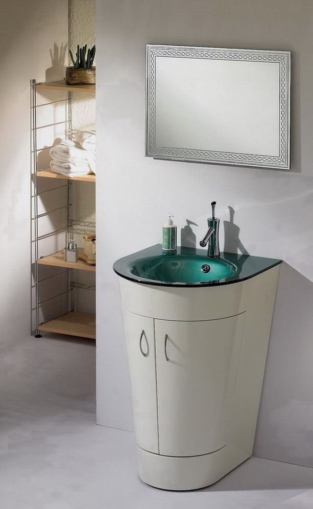  Glass Sink & Cabinet (Glass Sink & Cabinet)
