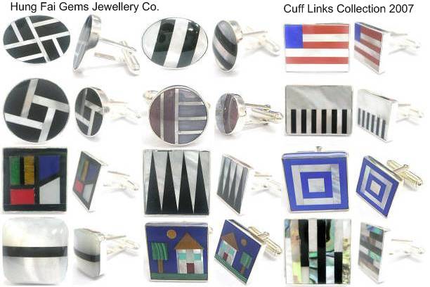  Cuff Links And Mosaic Stones (Boutons de manchette et Mosaic Stones)