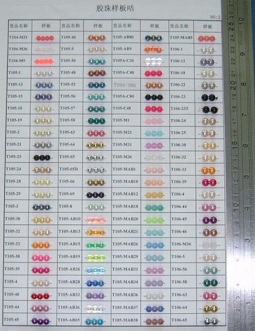  Stock of Plastic Beads (Stock de perles en plastique)