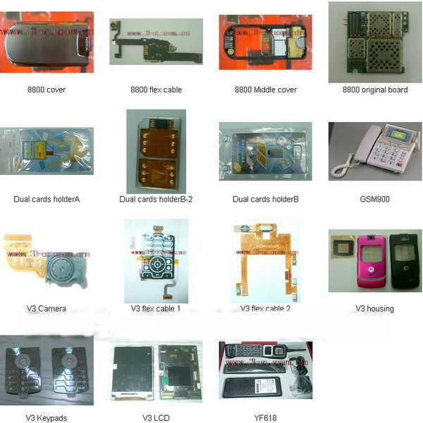  Flex Cable, Housing, Spare Parts (Flex-Kabel, Gehäuse, Ersatzteile)