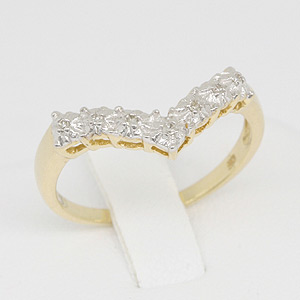  9k Solid Yg Genuine Diamond Ring ( 9k Solid Yg Genuine Diamond Ring)