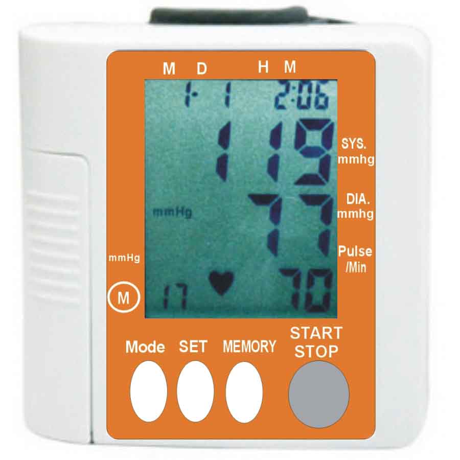  New Wrist Blood Pressure Monitor (With 3*30 Memories) ( New Wrist Blood Pressure Monitor (With 3*30 Memories))