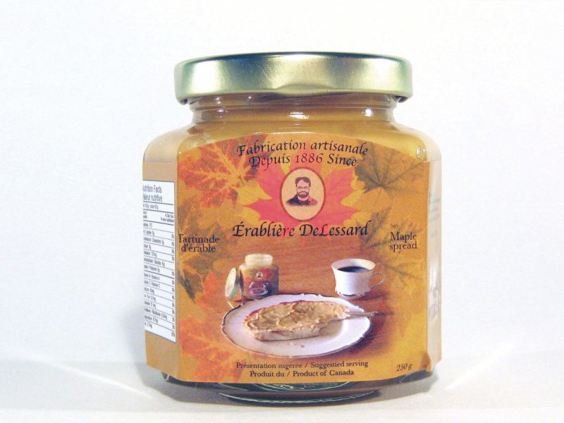  Organic Maple Spread (Beurre d`érable biologique)