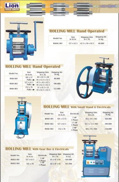  Rolling Mills For Jewellers ( Rolling Mills For Jewellers)