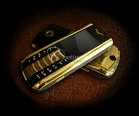  Continental Executive Piece 24k Gold Plated Mobile Phone (Continental Исполнительный Piece Позолоченный, 24 к мобильным телефонам)