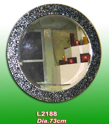  Round Lacquer Mirror (Runde Lack Mirror)