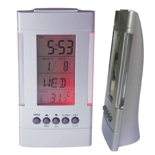  LED Color Change Calendar Clock