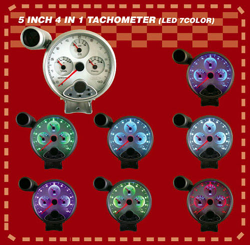  4 In 1 Tachometer (5) (4 En 1 Tachymètre (5))