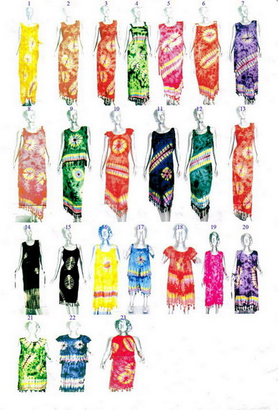  Tye Dye Dresses (Тай Краска Платья)