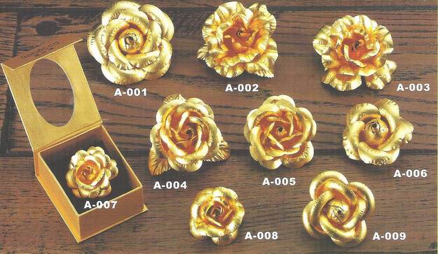  Gold Foil Flower