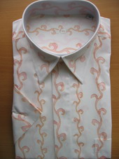  Men`s Printed Shirts, CVC Burn-Out ,Printed