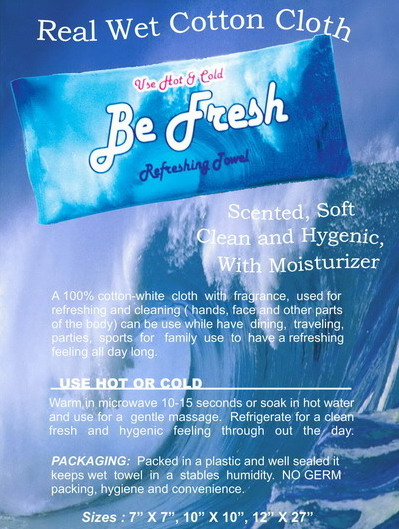 Be Fresh Refreshing Towel (Be Fresh Rafraîchissant Serviette)