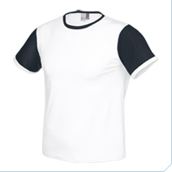  White Contrast T-Shirt (White T-Shirt de contraste)